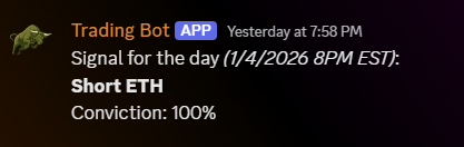 Example signal output screenshot